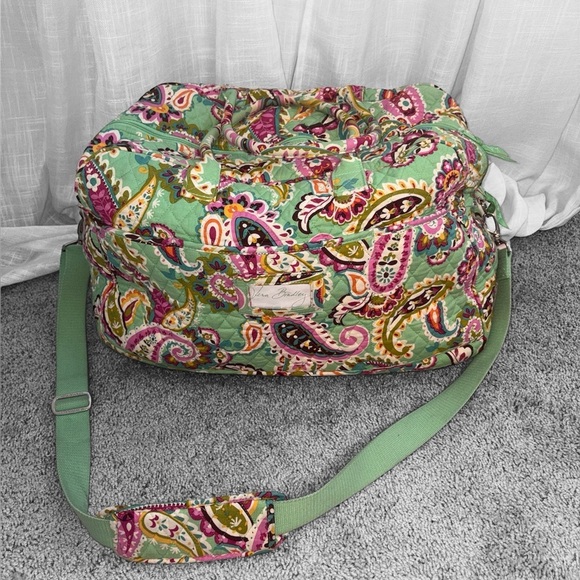Vera Bradley Tutti Frutti Paisley Weekend Duffle Bag w/Shoulder Strap - Picture 10 of 16